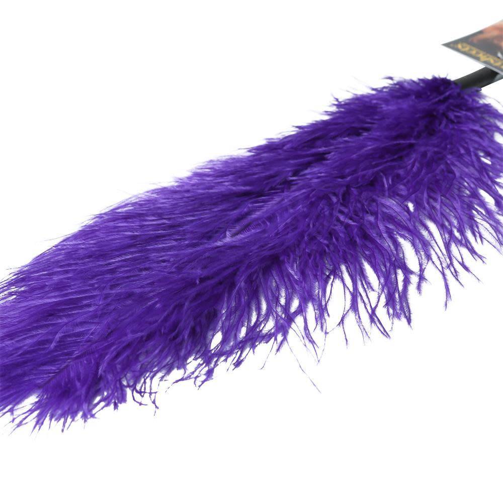 Ostrich Feather Purple Tickler