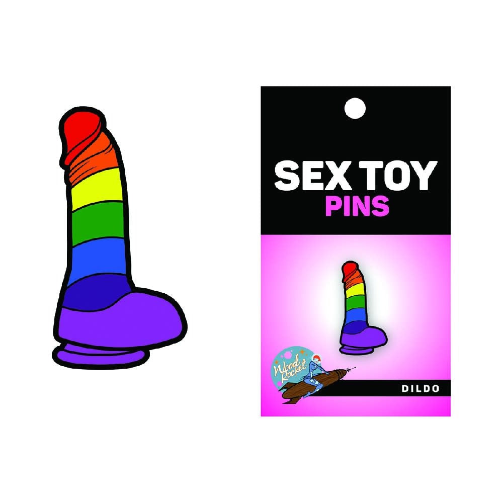 Rainbow Dildo Pin