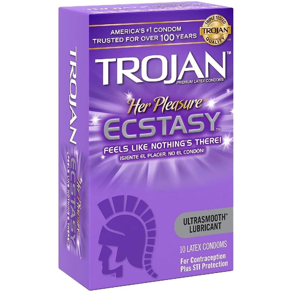 Her Pleasure Ecstasy Condom 10-pack