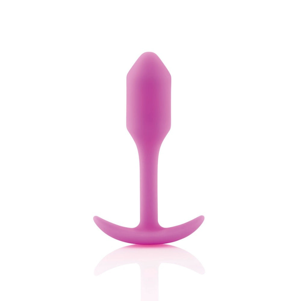 b-Vibe Weighted Snug Plug 1 - 55g Fuchsia