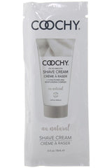 Coochy Shave Cream - Au Natural - 15 ml Foil