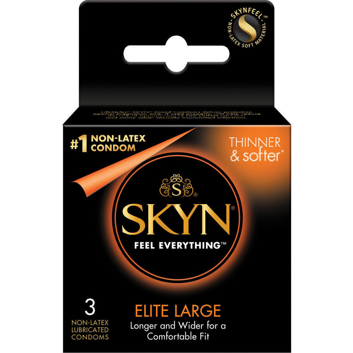 SKYN Large Non-Latex Condom 3-pack