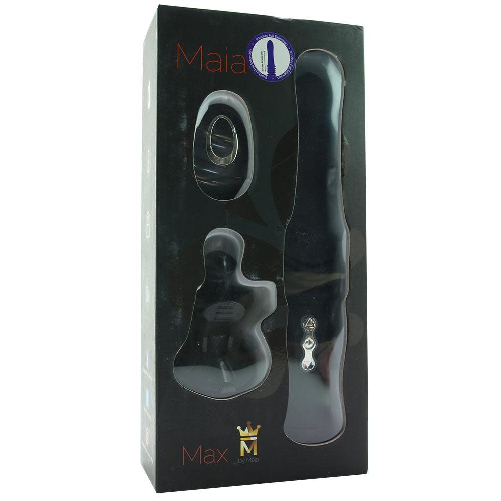 Max Maia Silicone Thrusting Love Machine - Black