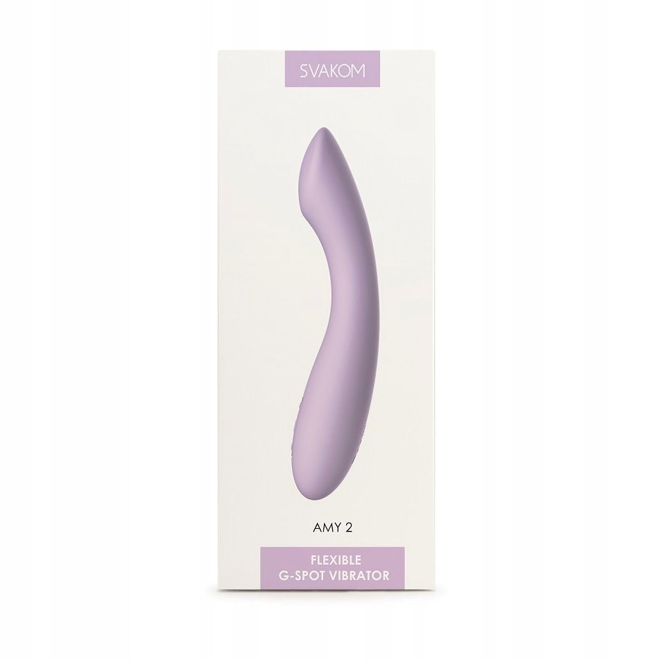 Amy 2 Rechargeable Flex Silicone Vibrator Lilac