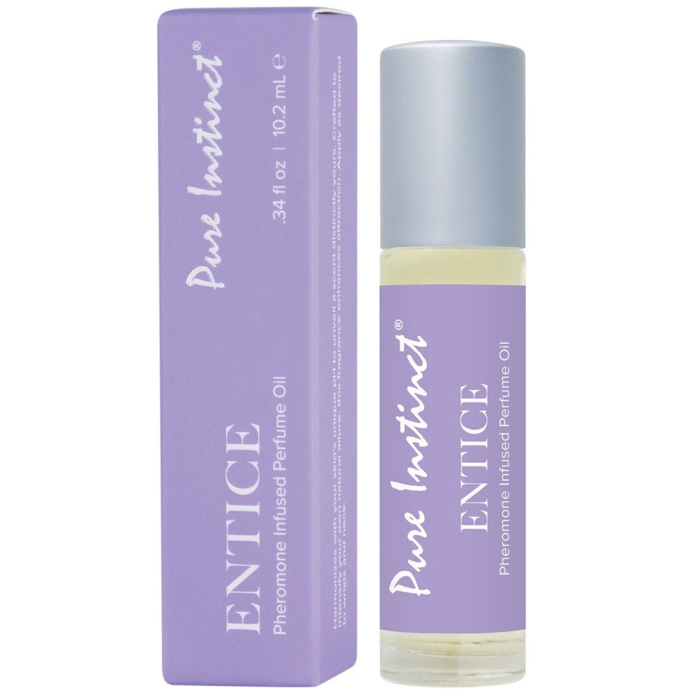 Pure Instinct Pheromone Perfume Oil Roll On Entice - 10.2 ml