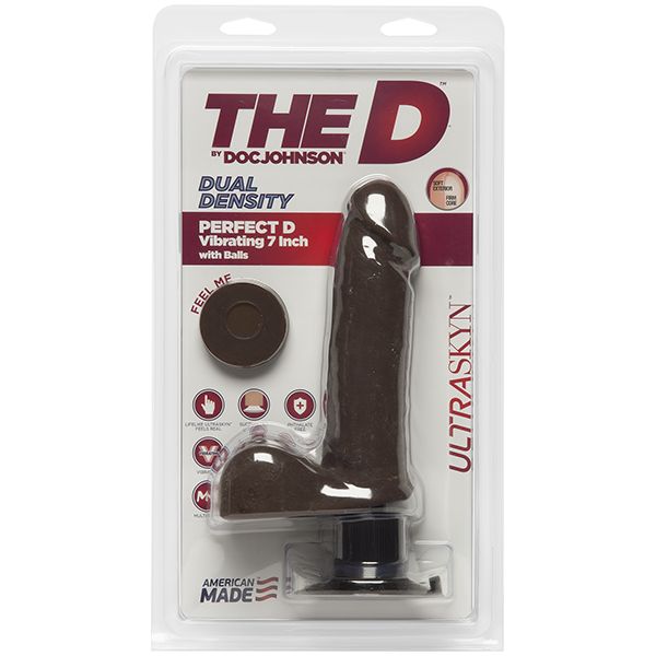 The D - Perfect D 7 Inch Vibrating Chocolate