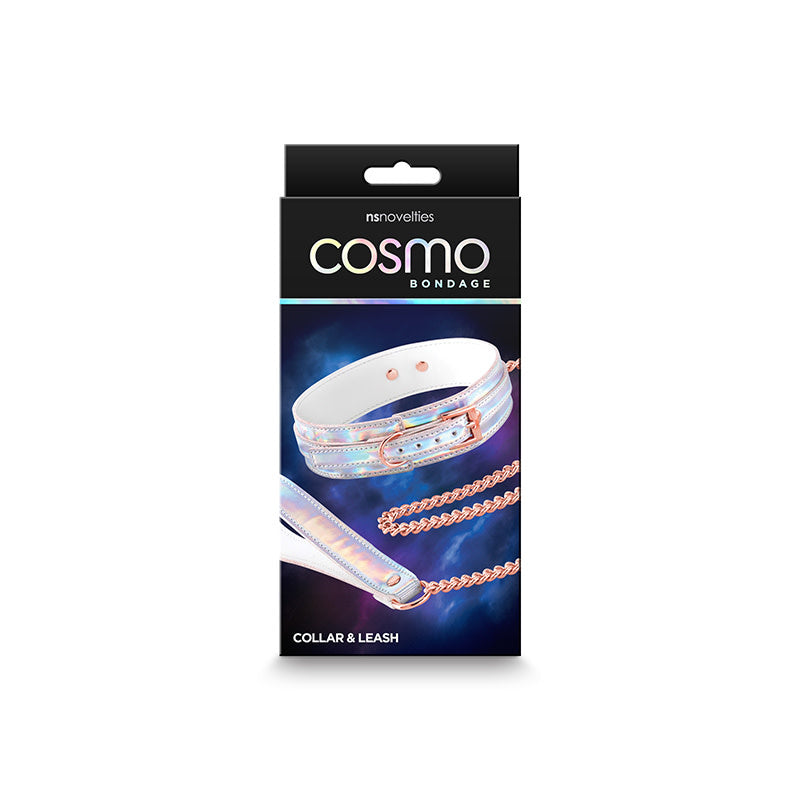 Cosmo Bondage - Collar w/Leash Holographic