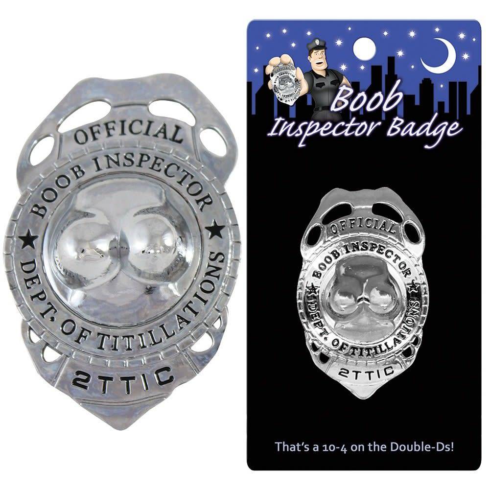 Boob Inspector Badge