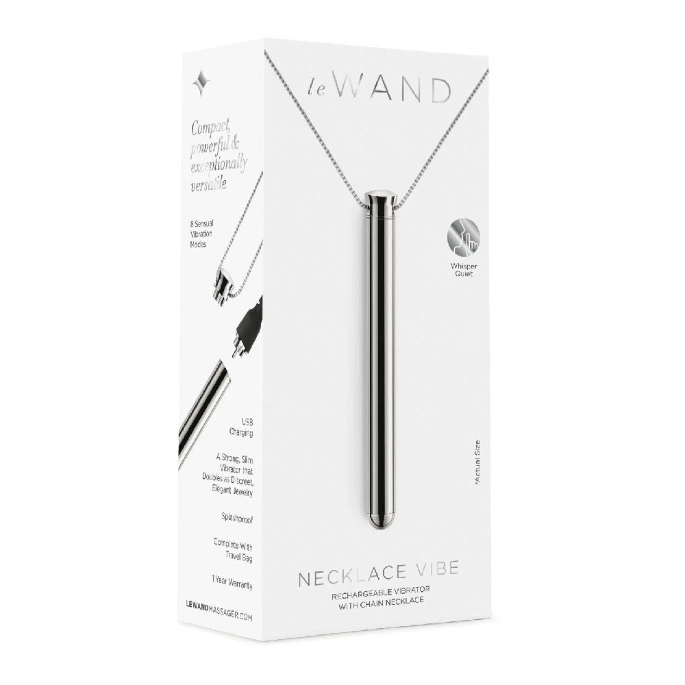 Le Wand Vibrating Necklace - Silver