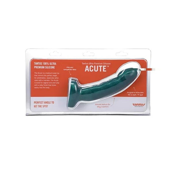 Acute Silicone Dildo - Emerald