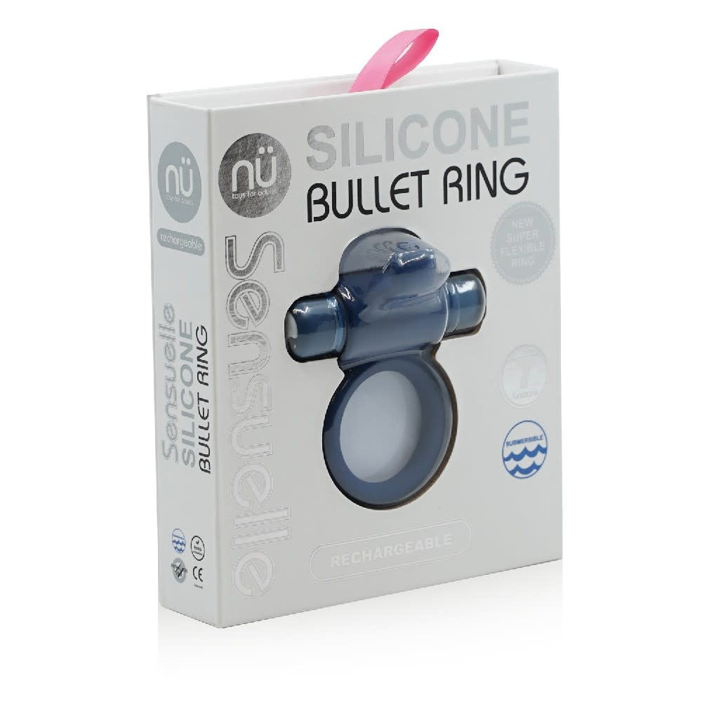 Rechargeable Silicone Bullet C-Ring