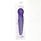 Zoe Maia Dual Vibrating Wand - Purple