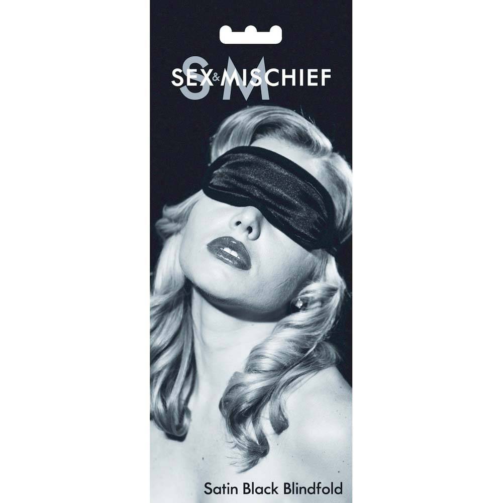 Satin Blindfold Black