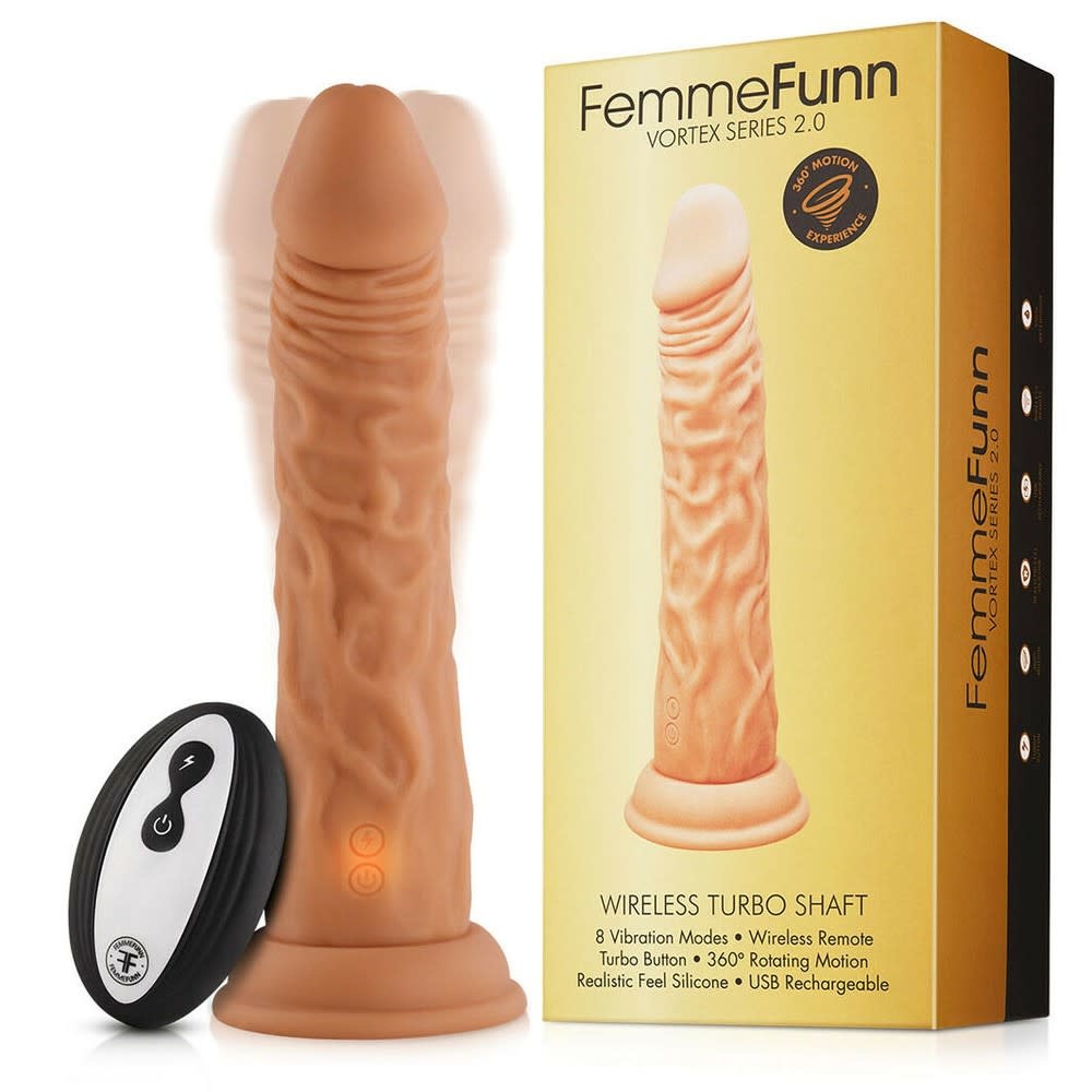 Turbo Shaft Realistic Vibrator Nude