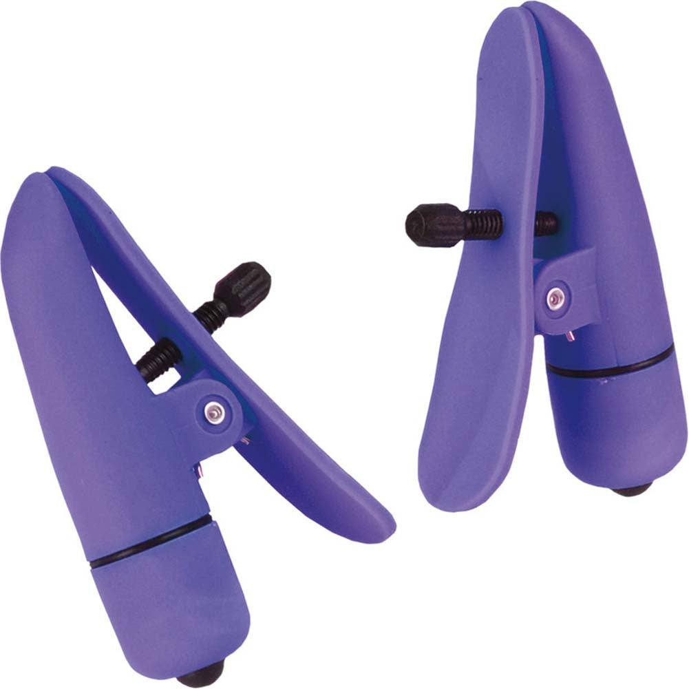 Nipplettes Nipple Vibrating Clamps Purple Groove Nipplettes Nipple Vibrating Clamps Purple Groove