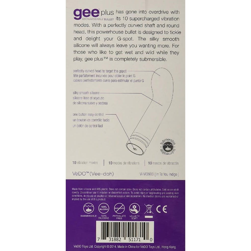 GEE Plus Rechargeable Bullet