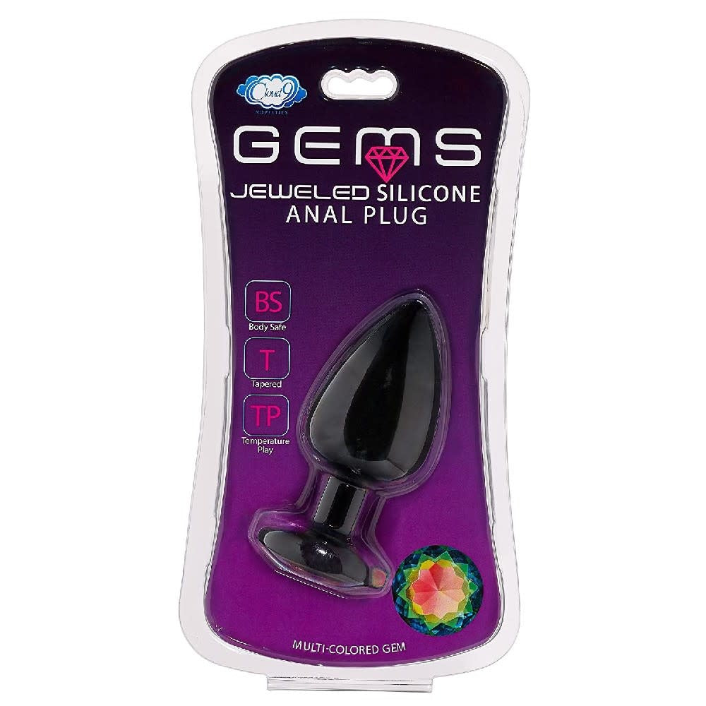 Gems Silicone Anal Plug - Small