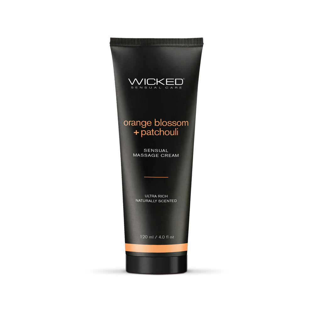 Wicked Orange Blossom & Patchouli Massage Cream 4 oz.