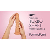 Turbo Shaft Realistic Vibrator Nude