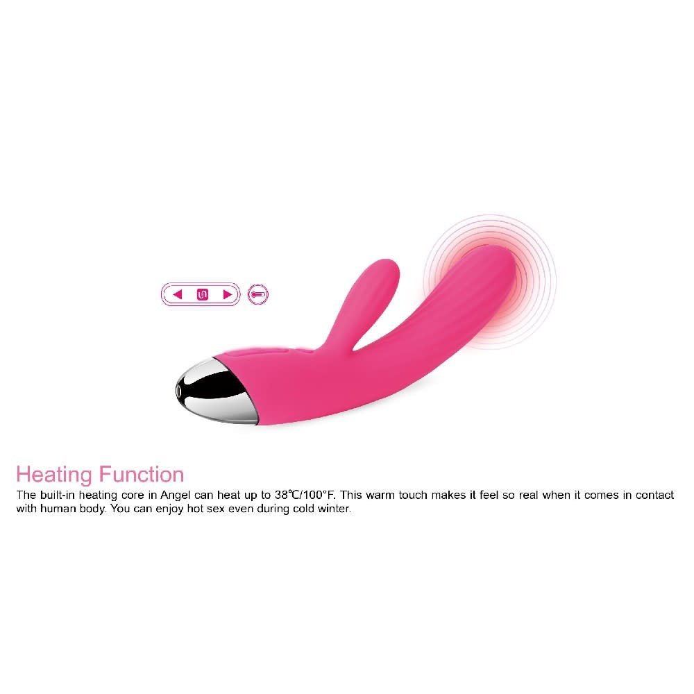 Angel Rabbit Warming Vibrator Red