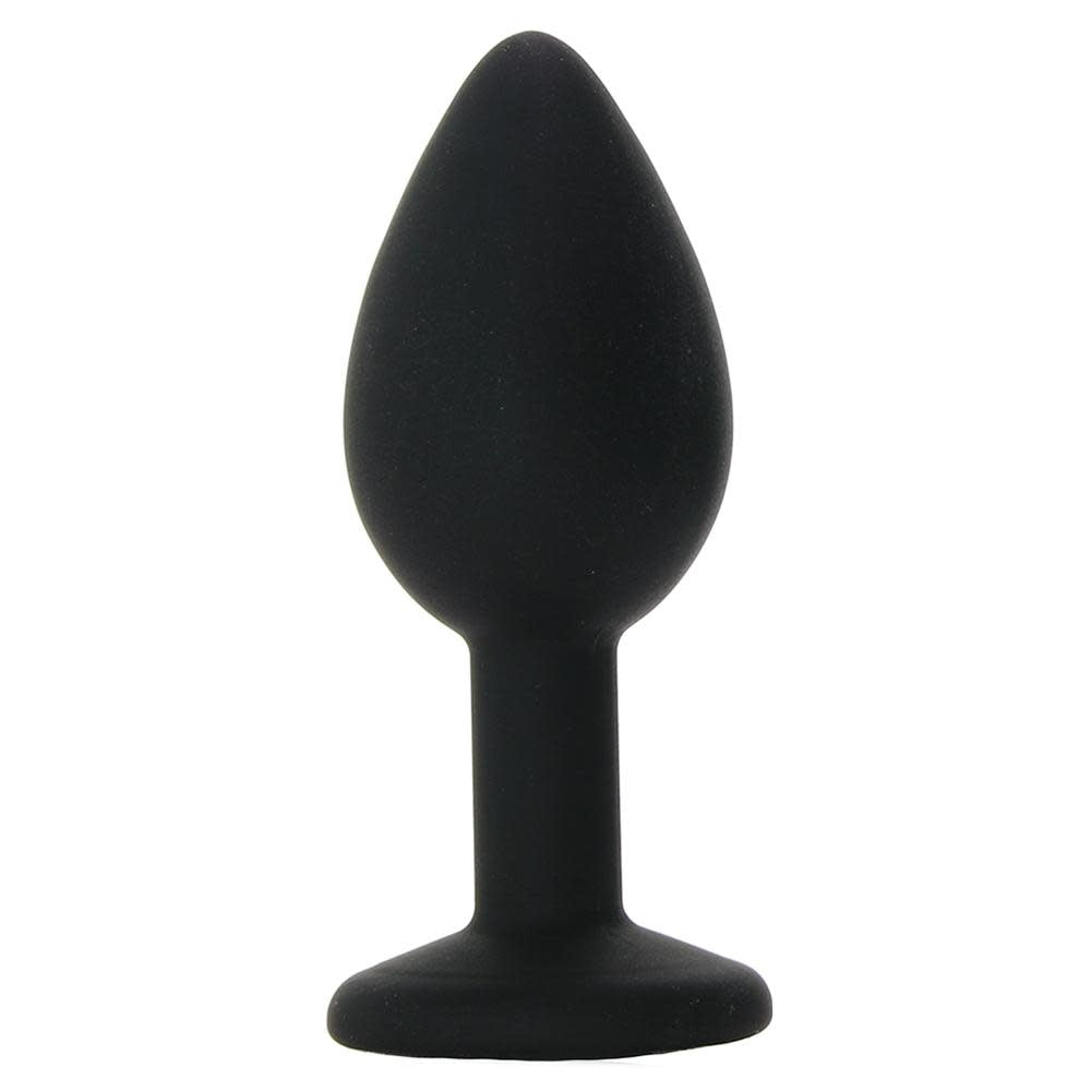 Silicone Diamond Plug Black - Small