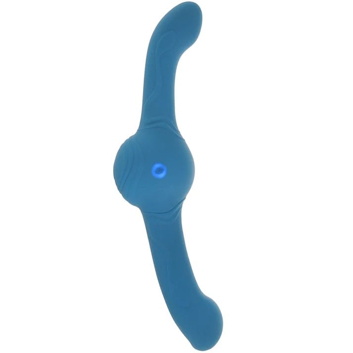 Revolution Tsunami Teal Gyrating Double Ended Vibrator