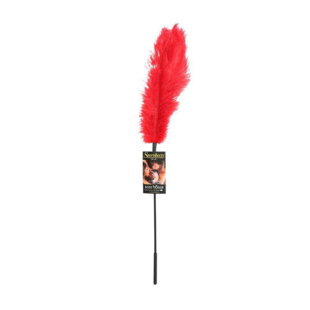 Ostrich Feather Red Tickler