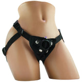 Velvet Vibrating Harness Onyx