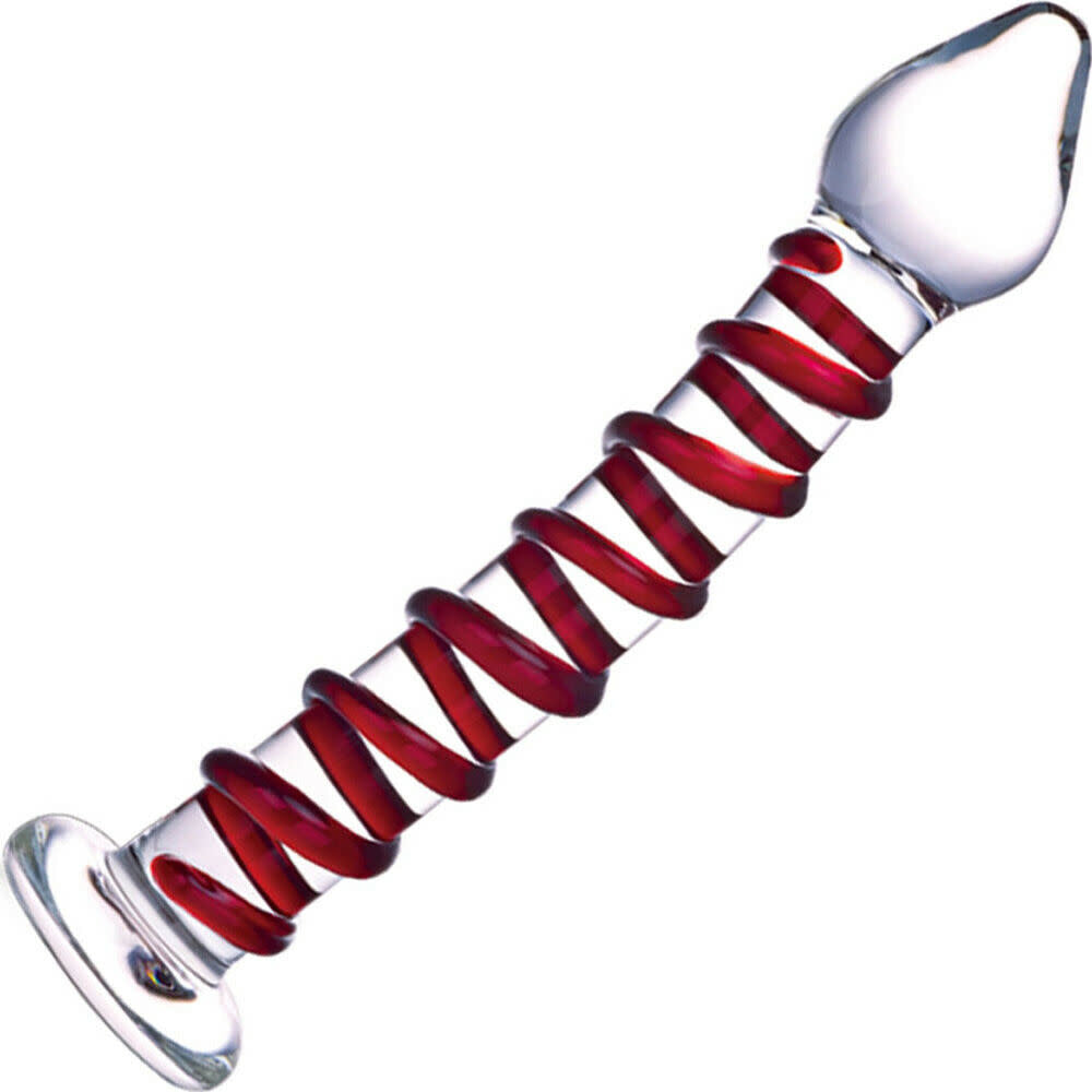 Mr. Swirly Glass Dildo