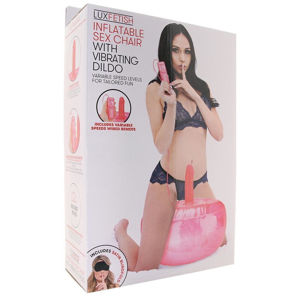 Inflatable Sex Chair With Vibrating Dildo