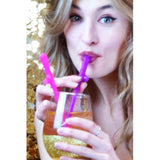 Dicky Sipping Straws Pink and Purple - 10 Pack