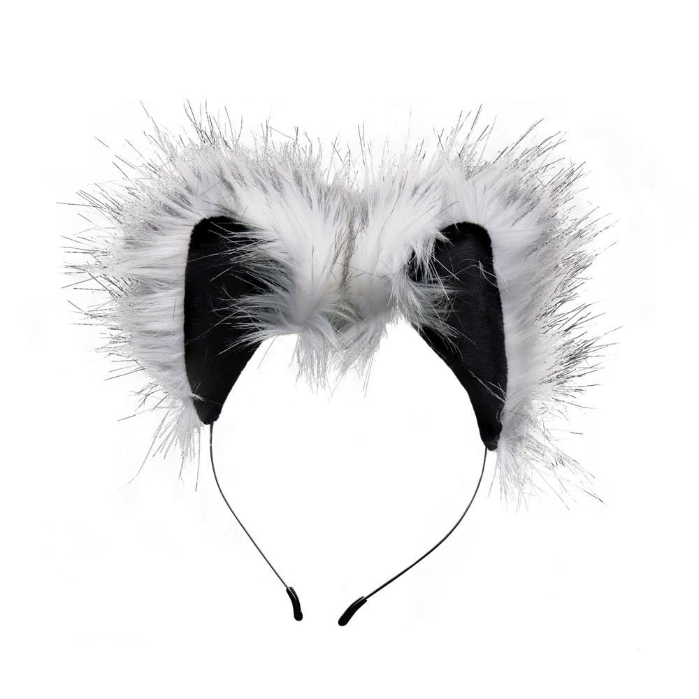 Tailz Grey Wolf Tail Anal Plug and Ears Set