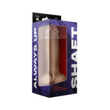 Shaft Model A Flexskin Liquid Silicone 9.5" Dong w/Balls - Pine