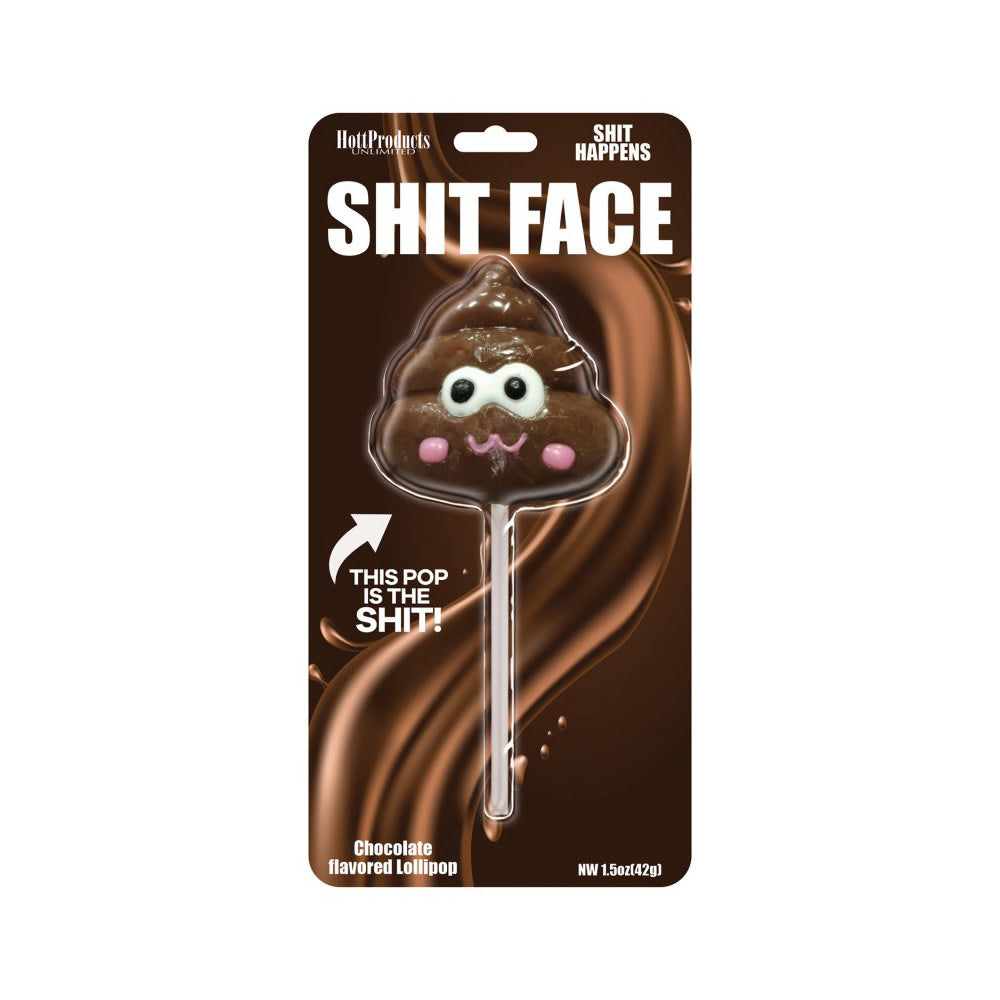 Shit Face Chocolate Flavored Poop Pop