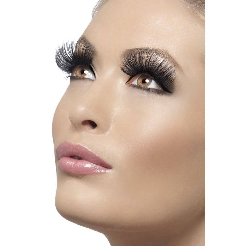 Eyelashes Long 60's Style Black