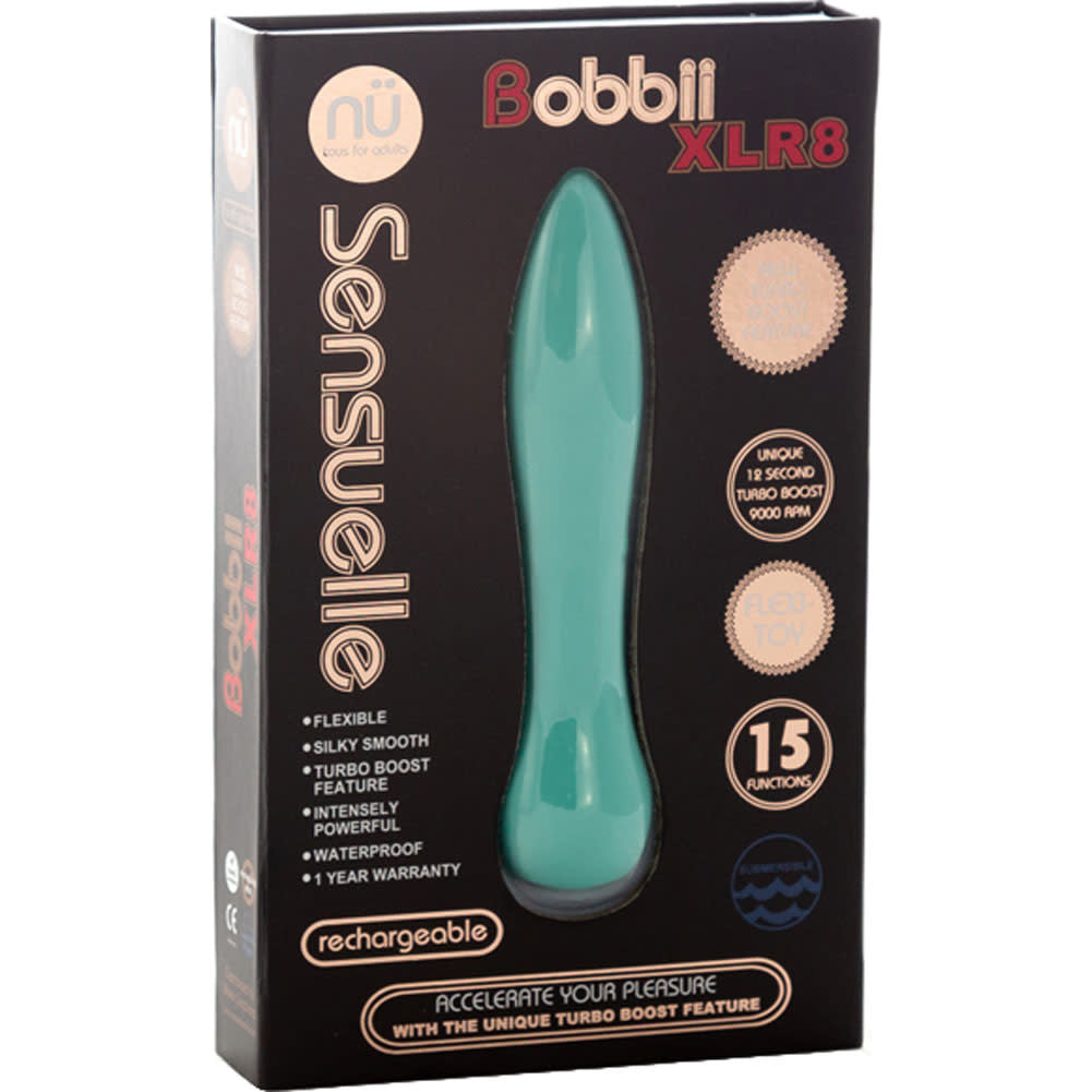 Bobbii XLR8 Rechargeable Bullet - Aqua