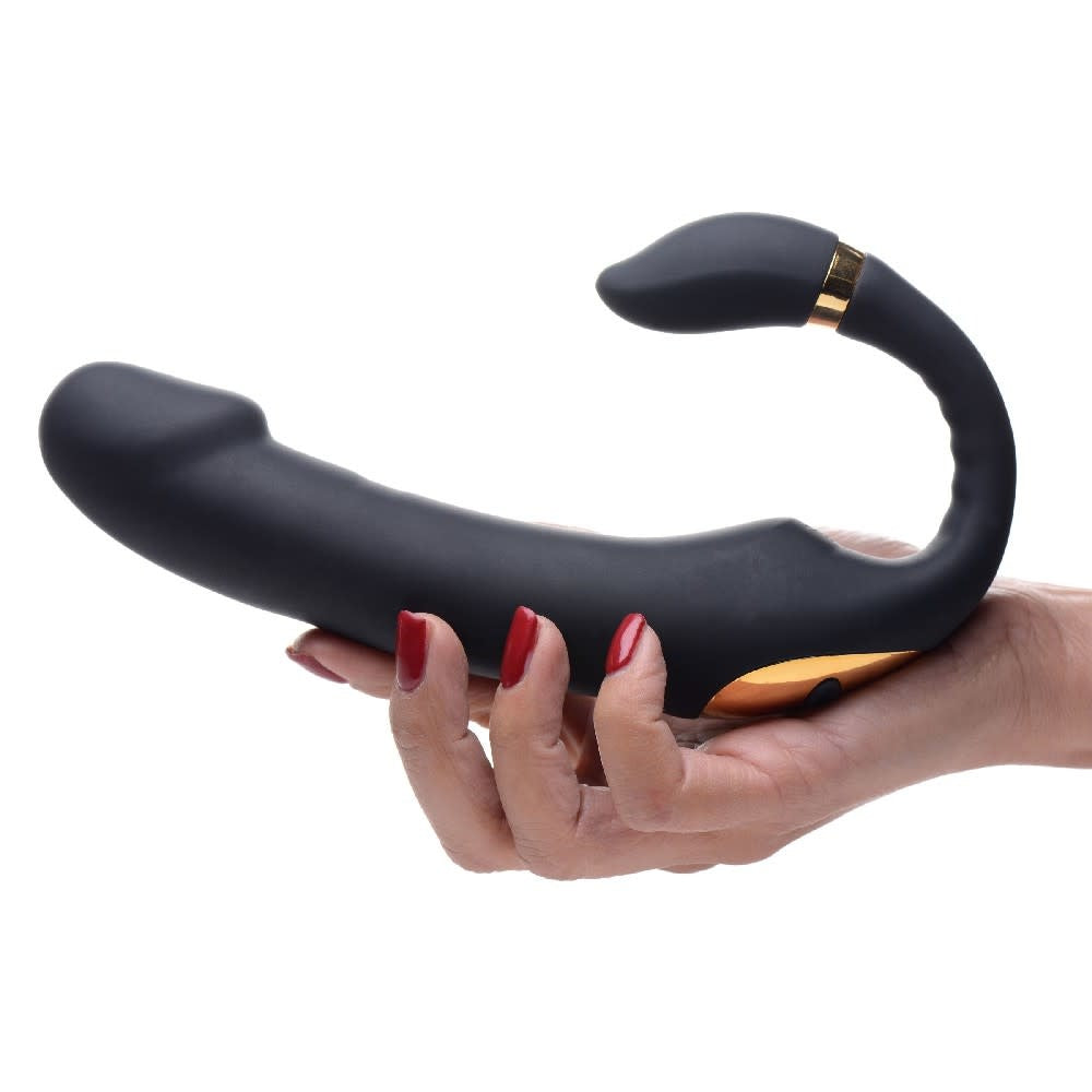 Inmi Pleasure Pose Come Hither Vibe w/Poseable Clit Stimulator