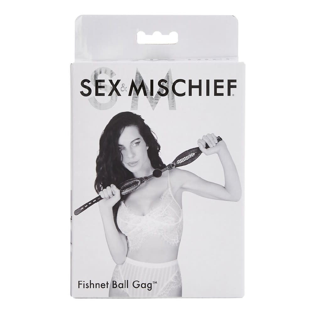 Sex & Mischief Fishnet Ball Gag