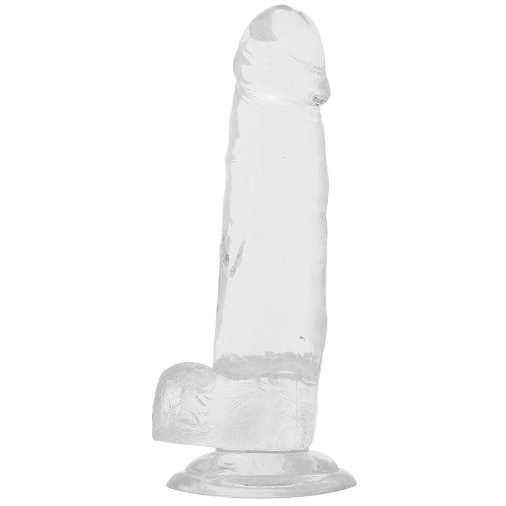 King Cock Clear 8" Cock With Balls