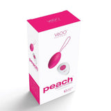 Vedo Peach Remote Vibrating Kegel Ball