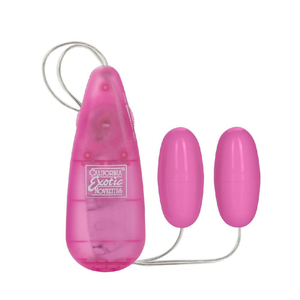 Pocket Exotics Vibrating Double Pink Passion Bullets