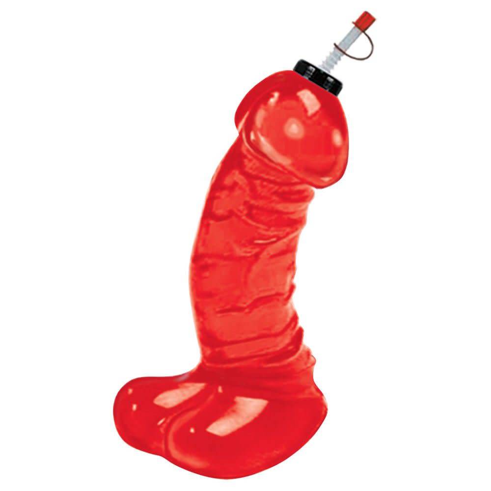 Big Dicky Chug Sports Bottle - Red - 16 oz.