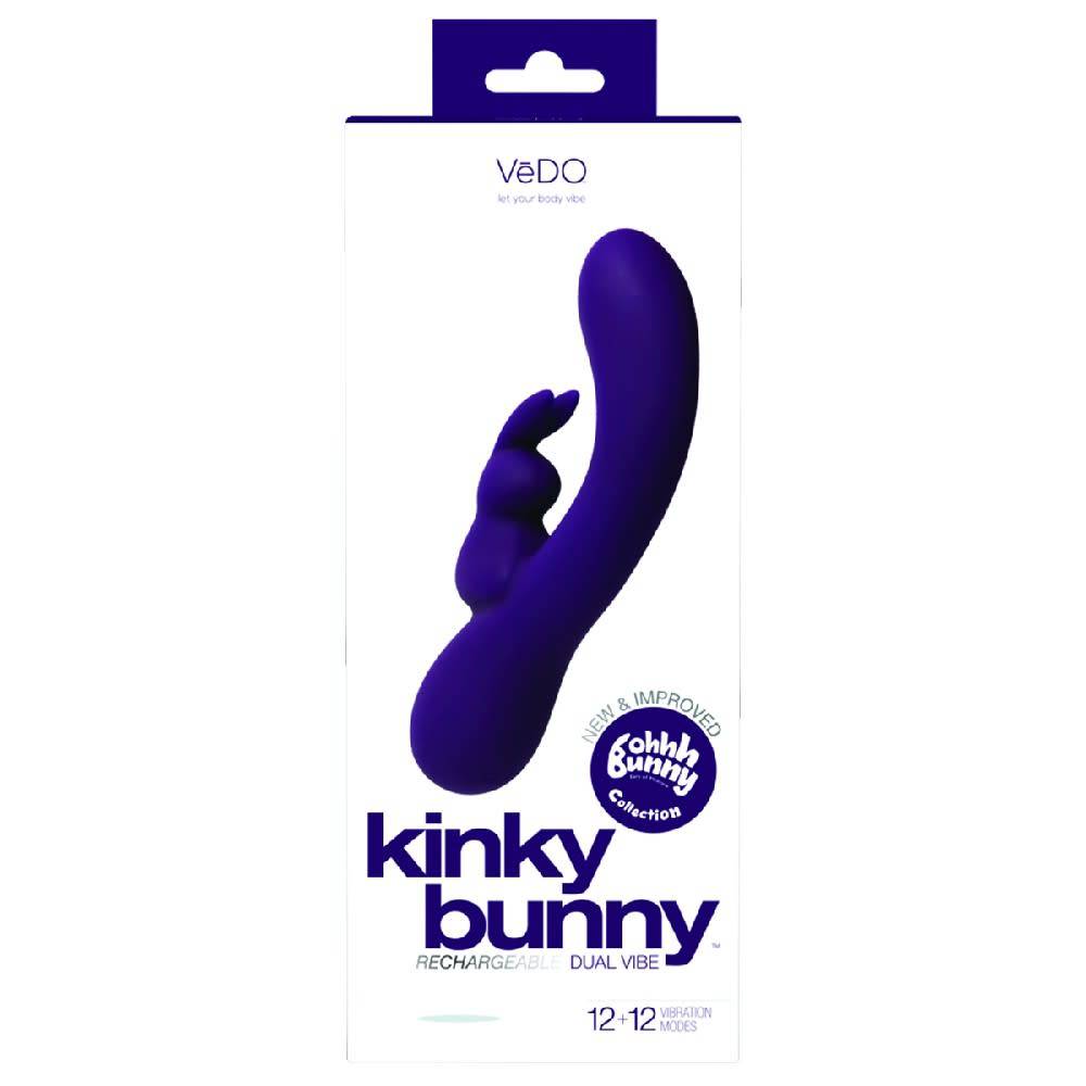 KINKY BUNNY Rechargeable Rabbit Vibe Purple