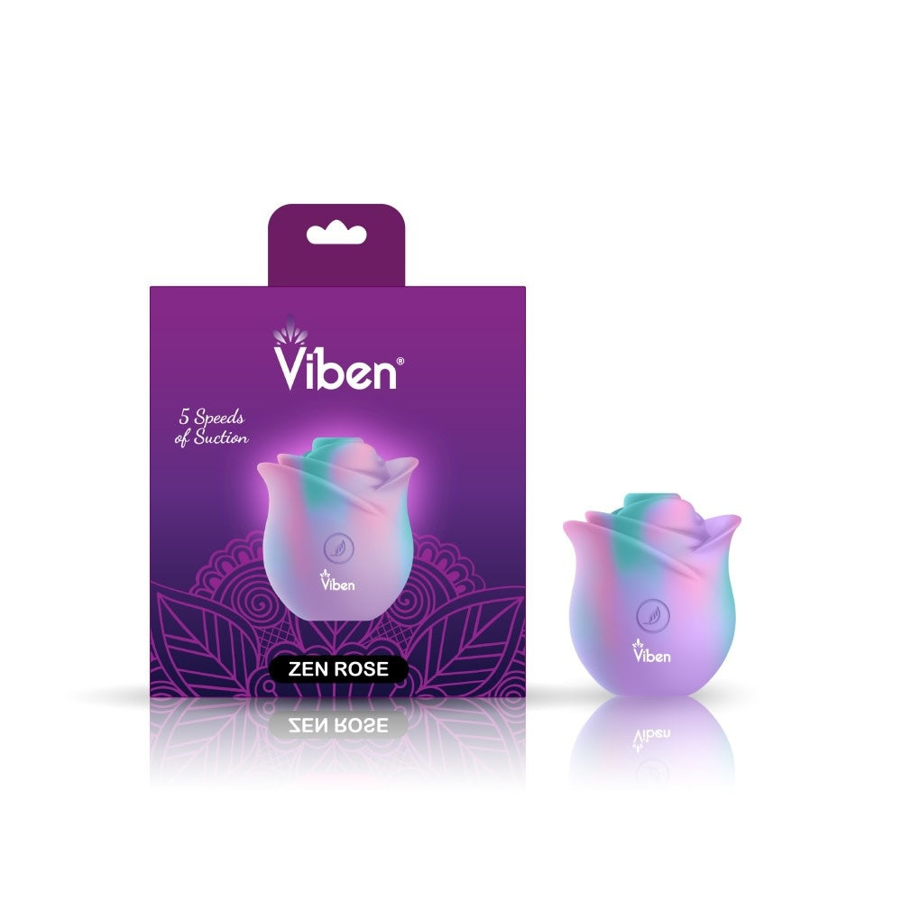 Zen Rose Pleasure Air Vibrator - Unicorn