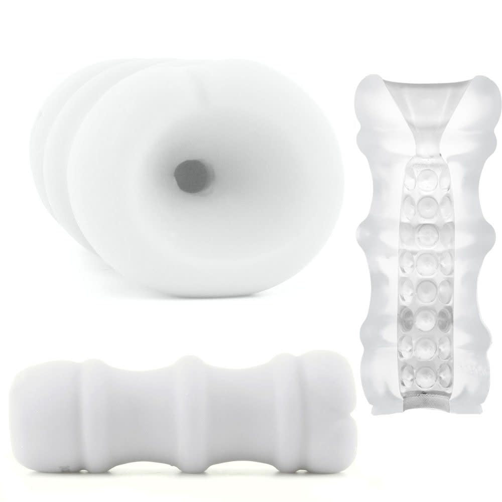 Mood Ultraskyn Stroker with Pleasure Beads - Frost