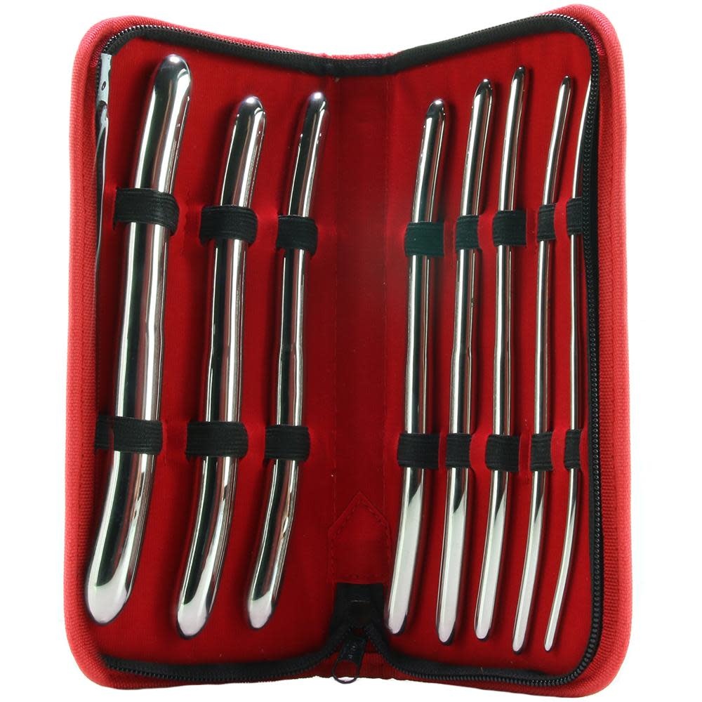 Rouge Stainless Steel Hegar 8 pc Dilator Set