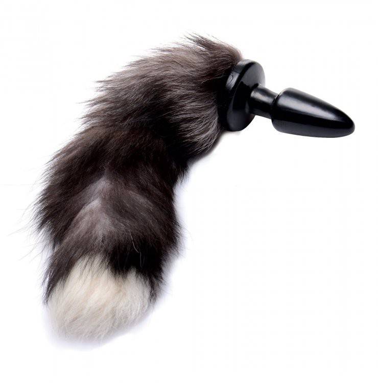 Tailz Grey Fox Tail Anal Plug