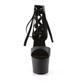 Lace Up Front Ankle Bootie 7" Platform Heel