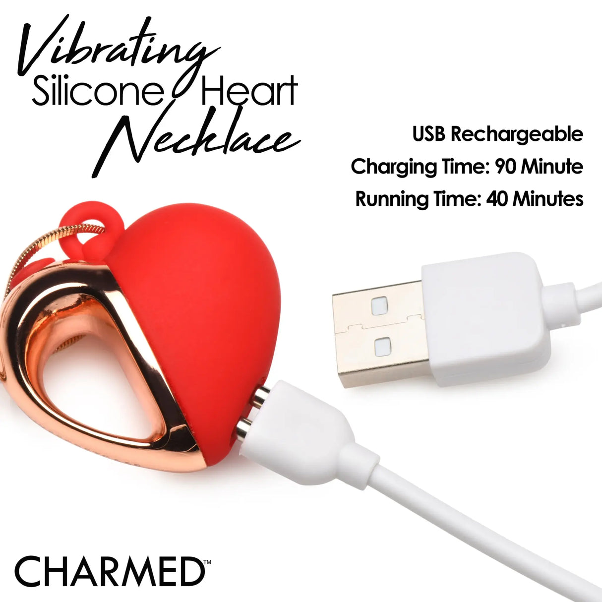 Vibrating Heart Necklace