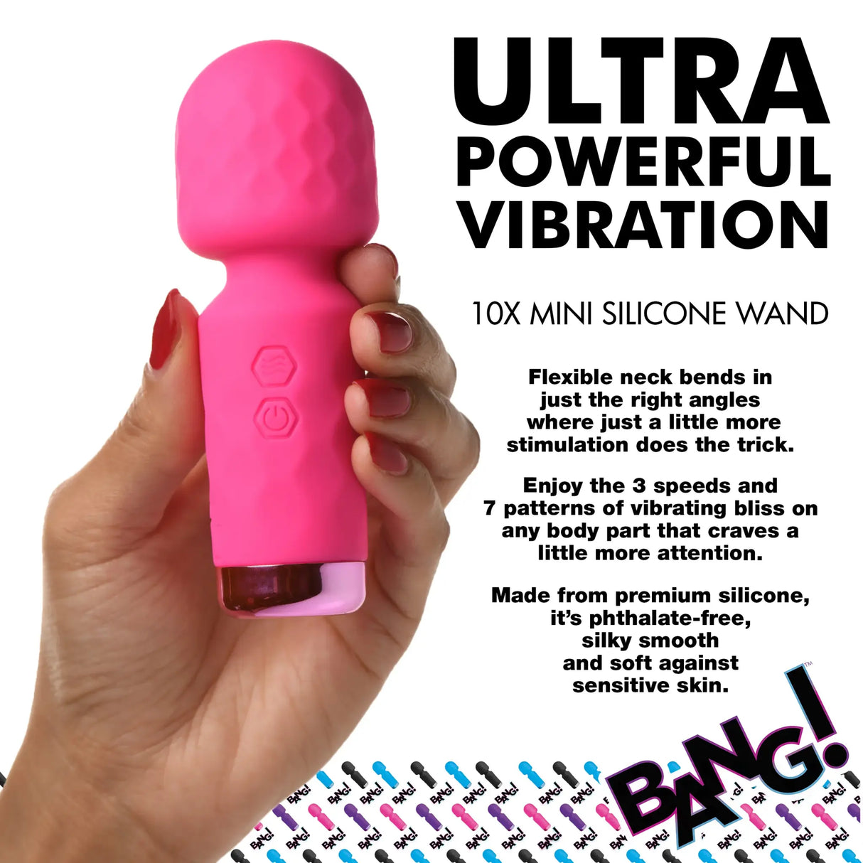 10X Mini Silicone Wand